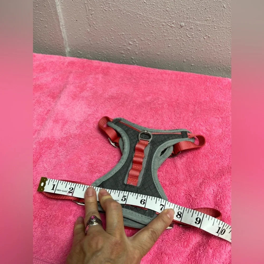 Adjustable Red Dog Harness